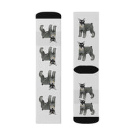 Miniature Schnauzer Sublimation Socks