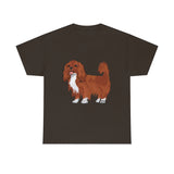 Ruby Cavalier King Charles Spaniel Unisex Heavy Cotton Tee, 12 Colors, S - 5XL, 100% Cotton, FREE Shipping, Made in USA!!