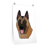 Belgian Malinois Premium Matte vertical posters