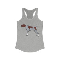 German Shorthaired Pointer Women's Ideal Racerback Tank