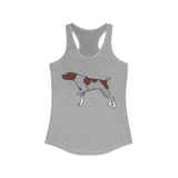 German Shorthaired Pointer Women's Ideal Racerback Tank