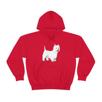 West Highland White Terrier Unisex Heavy Blend™ Hooded Sweatshirt, S - 5XL, Cotton/Polyester, FREE Shipping, Made in USA!!
