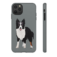 Border Collie Tough Cell Phone Cases, iPhone, Samsung, 2 Layer Case, Impact Resistant, Photographic Print Quality, FREE Shipping, Made in the USA!!