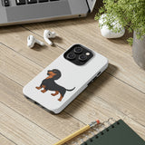 Dachshund Case Mate Tough Phone Cases, Impact Resistant, Wireless Charging, FREE Shipping, Made in USA!!