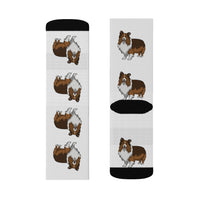 Shetland Sheepdog Sublimation Socks