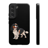 Tricolor Cavalier King Charles Spaniel Tough Cell Phone Cases, Glossy/Matte, Google, Samsung, iPhone, FREE Shipping, Made in USA!!