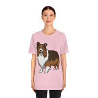 Shetland Sheepdog Unisex Jersey Short Sleeve Tee