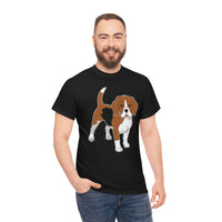 Beagle Unisex Heavy Cotton Tee, Made in the USA!!