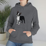 Boston Terrier Unisex Heavy Blend™ Hooded Sweatshirt, S - 5XL, 12 Colors, Cotton/Polyester, FREE Shipping, Made in USA!!