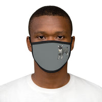 Miniature Schnauzer Mixed-Fabric Face Mask