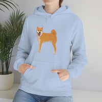 Shiba Inu Unisex Heavy Blend™ Hooded Sweatshirt, S -5XL, 12 Colors, Cotton/Polyester, Medium Heavy Fabric, FREE Shipping, Made in USA!!