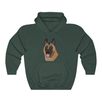 Belgian Malinois Unisex Heavy Blend™ Hooded Sweatshirt