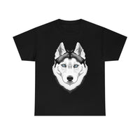 Siberian Husky Unisex Heavy Cotton Tee, S - 5XL, 12 Colors, Light Fabric, FREE Shipping, Made in USA!!