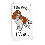 Cavalier King Charles Spaniel Premium Matte vertical posters, 7 Sizes, Customizable, FREE Shipping, Made in USA!!