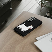 West Highland White Terrier Tough Cell Phone Cases, Impact Resistant, Matte or Glossy, FREE Shipping, Made in USA!!