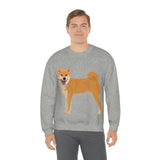 Shiba Inu Unisex Heavy Blend™ Crewneck Sweatshirt, S - 3XL, 6 Colors, Cotton/Polyester, Medium Heavy Fabric, FREE Shipping, Made in USA!!