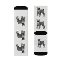 Miniature Schnauzer Sublimation Socks