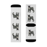 Miniature Schnauzer Sublimation Socks