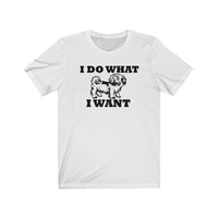 I Do What I Want Shih Tzu Unisex Jersey Short Sleeve Tee