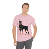 Doberman Pinscher Unisex Jersey Short Sleeve Tee