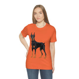 Doberman Pinscher Unisex Jersey Short Sleeve Tee