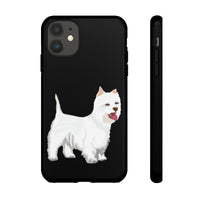 West Highland White Terrier Tough Cell Phone Cases, Impact Resistant, Matte or Glossy, FREE Shipping, Made in USA!!