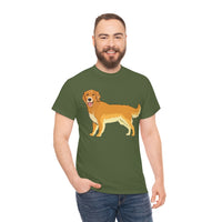 Golden Retriever Unisex Heavy Cotton Tee