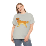 Golden Retriever Unisex Heavy Cotton Tee