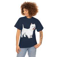 West Highland White Terrier Unisex Heavy Cotton Tee, S - 5XL, Cotton, FREE Shipping, Made in USA!!