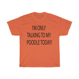 Poodle Unisex Heavy Cotton Tee