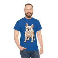 French Bulldog Unisex Heavy Cotton Tee, S - 5XL, 12 Colors, Light Fabric, FREE Shipping, Made in USA!!