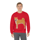 Shiba Inu Unisex Heavy Blend™ Crewneck Sweatshirt, S - 3XL, 6 Colors, Cotton/Polyester, Medium Heavy Fabric, FREE Shipping, Made in USA!!