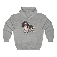 Tricolor Cavalier King Charles Spaniel Unisex Heavy Blend™ Hooded Sweatshirt