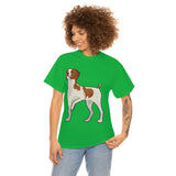 Brittany Unisex Heavy Cotton Tee, Men's, Women's, 17 Colors, S-2XL, Made in the USA!!  FREE Shipping!!