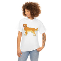 Golden Retriever Unisex Heavy Cotton Tee