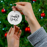 Shih Tzu Ceramic Ornaments
