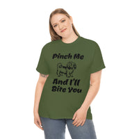 Pinch Me And I'll Bite You Shih Tzu Unisex Heavy Cotton Tee, S - 5XL, 3 Colors, Medium Fabric, FREE Shipping, Made in USA!!