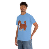 Ruby Cavalier King Charles Spaniel Unisex Heavy Cotton Tee, 12 Colors, S - 5XL, 100% Cotton, FREE Shipping, Made in USA!!