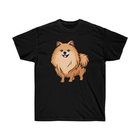 Pomeranian Unisex Ultra Cotton Tee, Made in USA