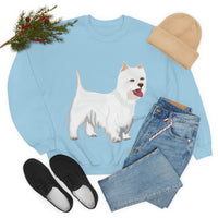 West Highland White Terrier Unisex Heavy Blend™ Crewneck Sweatshirt, S - 5XL, Cotton/Polyester, FREE Shipping, Made in USA!!