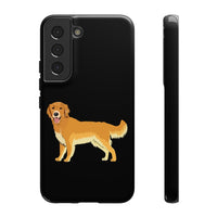 Golden Retriever Cell Phone Cases, Samsung, iPhone, Google, Impact Resistant, Dual Layer for Protection, FREE Shipping, Made in USA!!