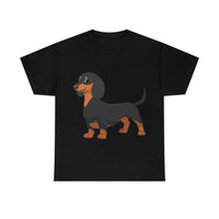 Dachshund Unisex Heavy Cotton Tee, S - 5XL, 12 Colors, Light Fabric, FREE Shipping, Made in USA!!