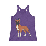 Great Dane Women's Tri-Blend Racerback Tank