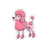 Poodle Die-Cut Stickers,  Water Resistant Vinyl, 5 Sizes, Matte Finish, Indoor/Outdoor, FREE Shipping, Made in USA!!