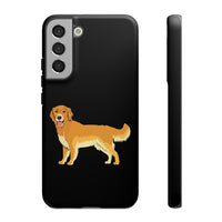Golden Retriever Cell Phone Cases, Samsung, iPhone, Google, Impact Resistant, Dual Layer for Protection, FREE Shipping, Made in USA!!