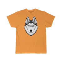 Siberian Husky Men's Short Sleeve Tee, S - 5XL, 11 Colors, Light Fabric, Soft Cotton, FREE Shipping, Made in USA!!