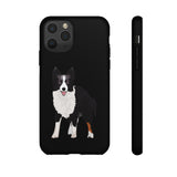 Border Collie Tough Cell Phone Cases, iPhone, Double Layer Case, Impact Resistant, Photo Print Quality, FREE Shipping, Made in the USA!!