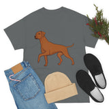 Rhodesian Ridgeback Unisex Heavy Cotton Tee, S - 5XL, 12 Colors, Cotton, Medium Fabric, FREE Shipping, Made in USA!!