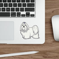 Shih Tzu Die-Cut Stickers, Water Resistant Vinyl, 5 Sizes, Matte Finish, Indoor/Outdoor, FREE Shipping, Made in USA!!