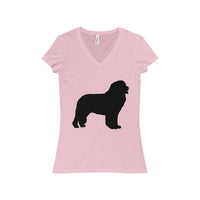 Newfoundland Women's Jersey Short Sleeve V-Neck Tee